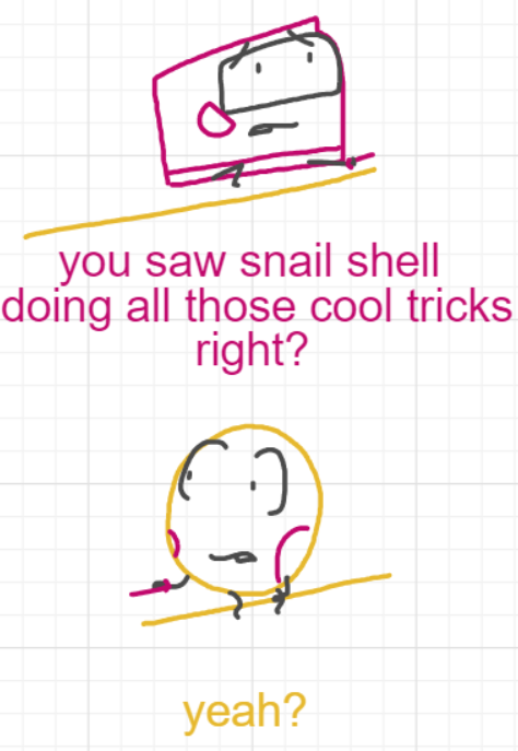 A panel from Running Duos, episode four of the Board Boards object show by Furretwalk/WalkingFurret.